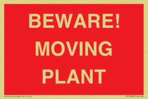 BEWARE! MOVING PLANT